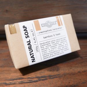 Natural Soap Bar - Bamboo & Teak 125gr - Republic Of Soap