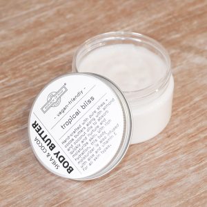 BODY BUTTER Vegan Friendly w/ SHEA & COCOA 100g - Tropical Bliss