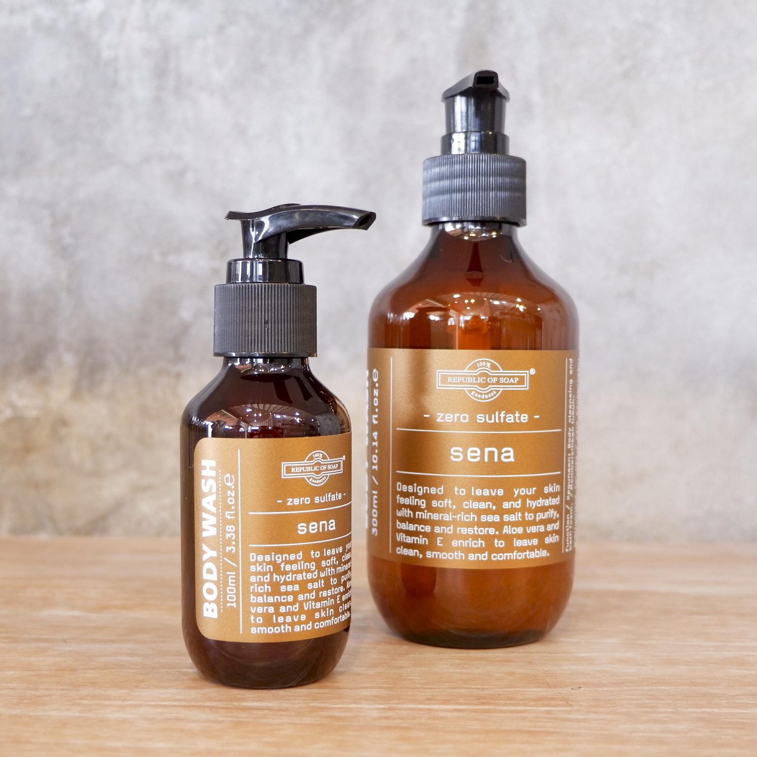 Sulfate Free BODY / HAND WASH 100ml - SENA - Republic of Soap