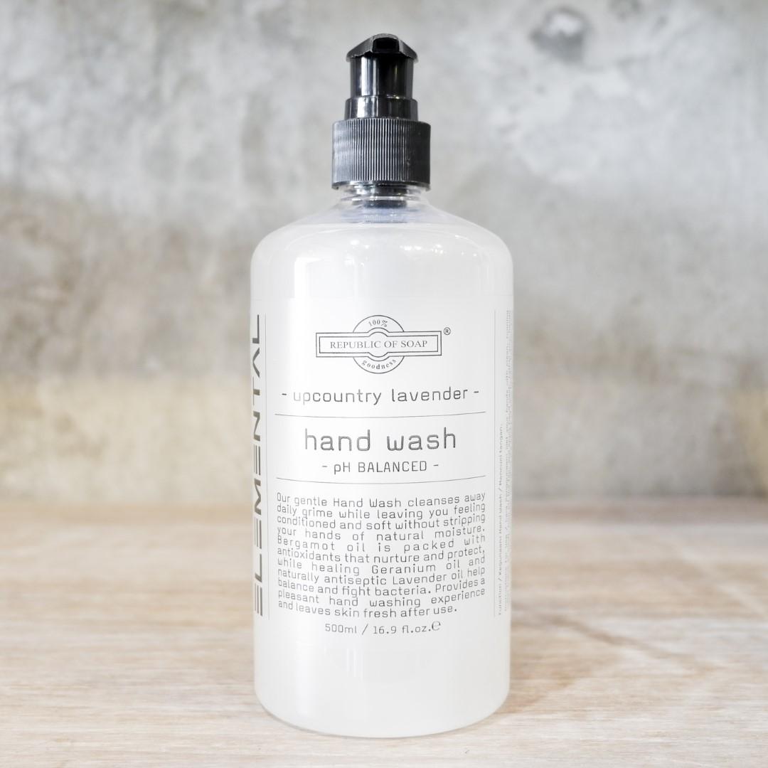 Hand Wash 500ml - Upcountry Lavender - ELEMENTAL Collection