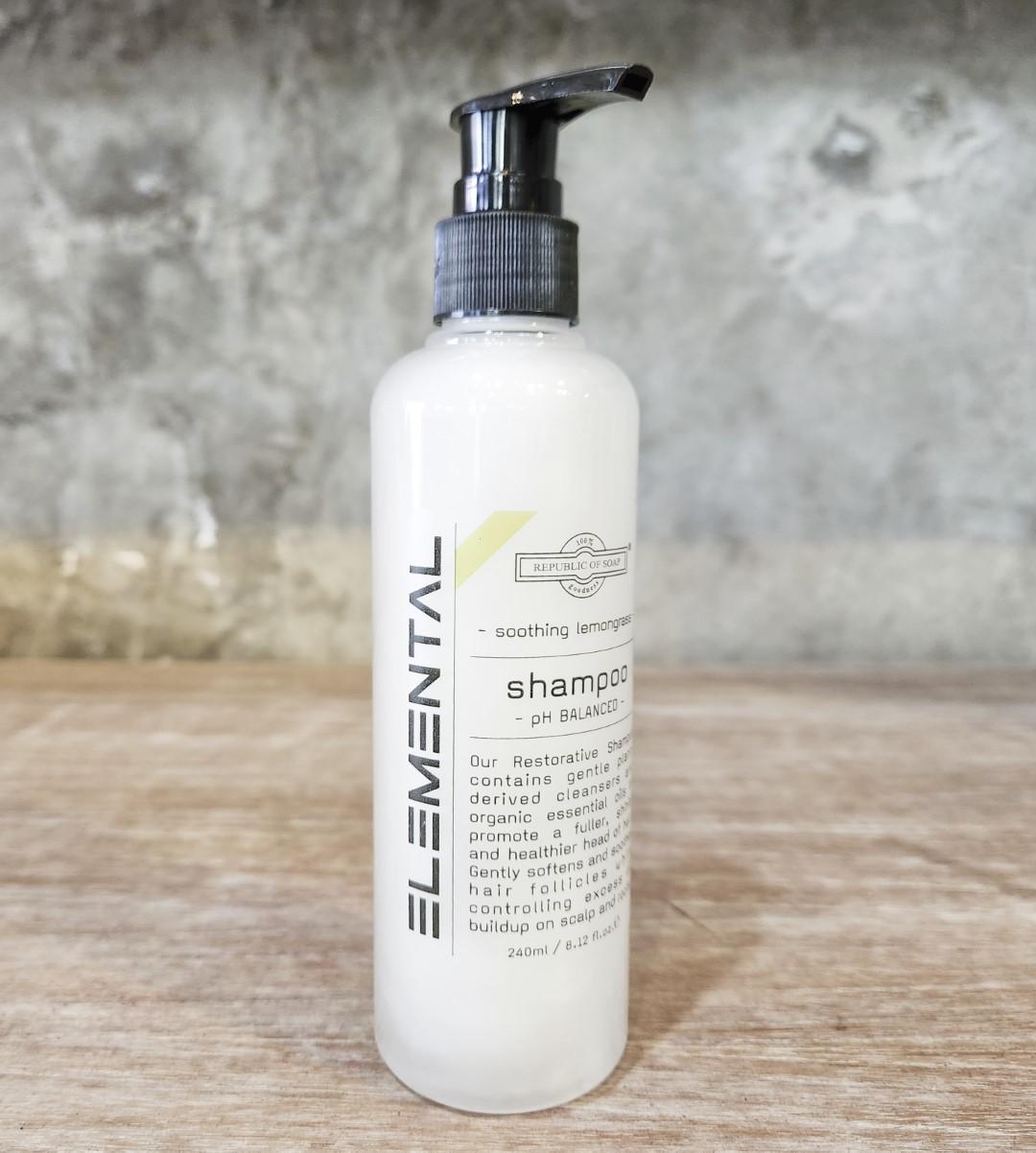 Shampoo - Soothing Lemongrass 240ml ELEMENTAL Collection