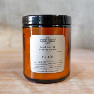 PREMIUM Scented Candle - Cuda - 200gr - Republic of Soap