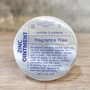 Zinc Ointment 30g - Fragrance Free - relives and protects - Republic of Soap