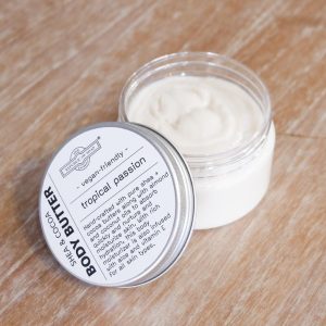 BODY BUTTER Vegan Friendly w/ SHEA & COCOA 100g - Tropical Passion