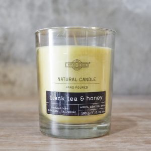 190g Scented Candle AROMATHERAPHY - Black Tea Honey - Republic of Soap