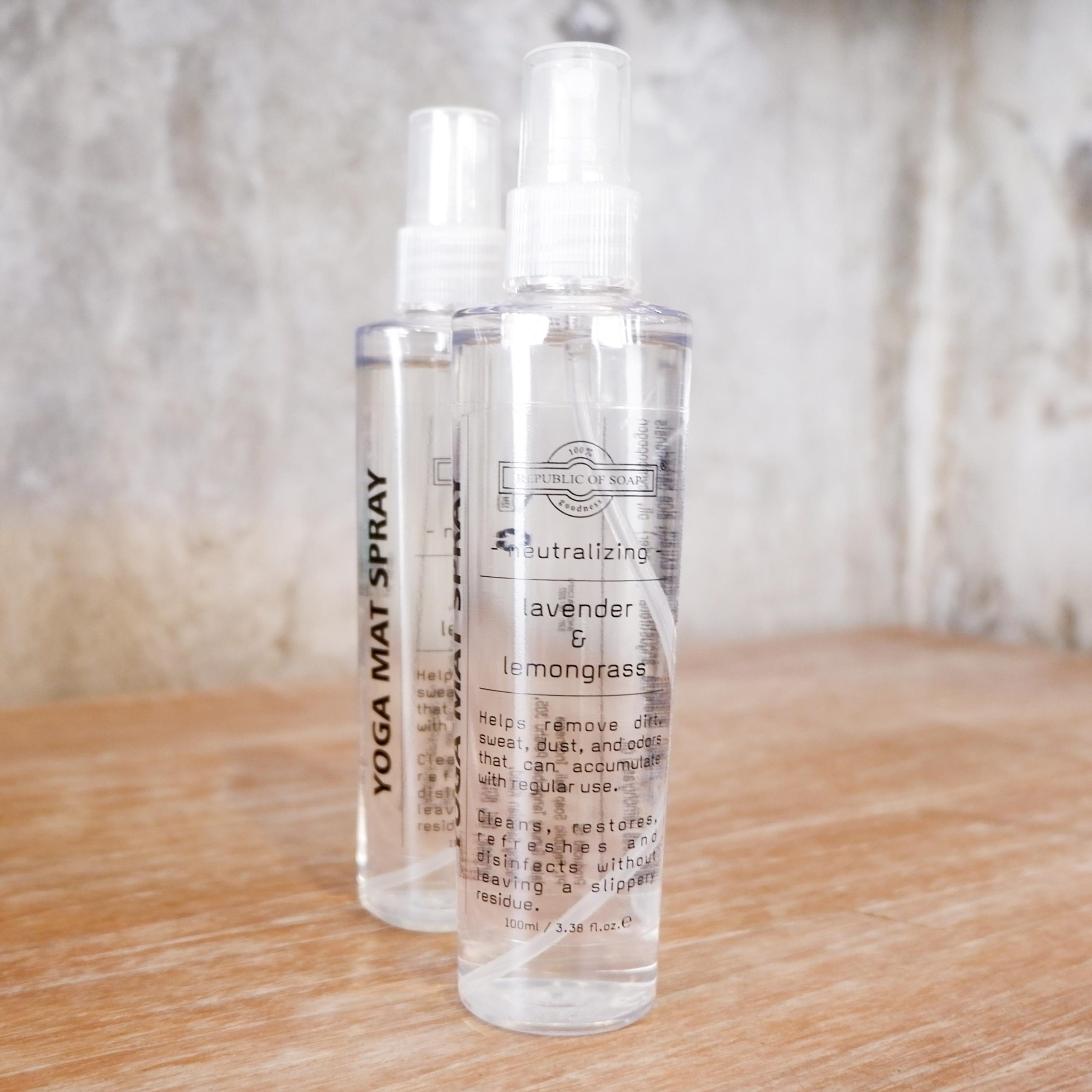 Yoga Mat Spray - Lavender & Lemongrass - Republic of Soap 100ml