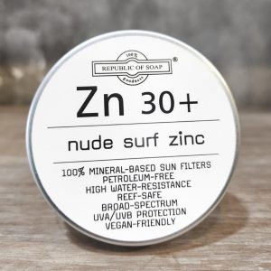 Surf Face Zinc Nude 60gr - Reef Safe - Water resistant SPF30 - Coconut