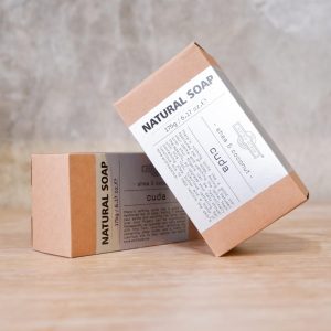 Handmade Natural Soap 175gr - CUDA - w/ Shea Butter, Coconut & Canola