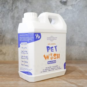Natural Pet Wash Shampoo Concentrate Vegan Safe for Dogs Cats - 1L