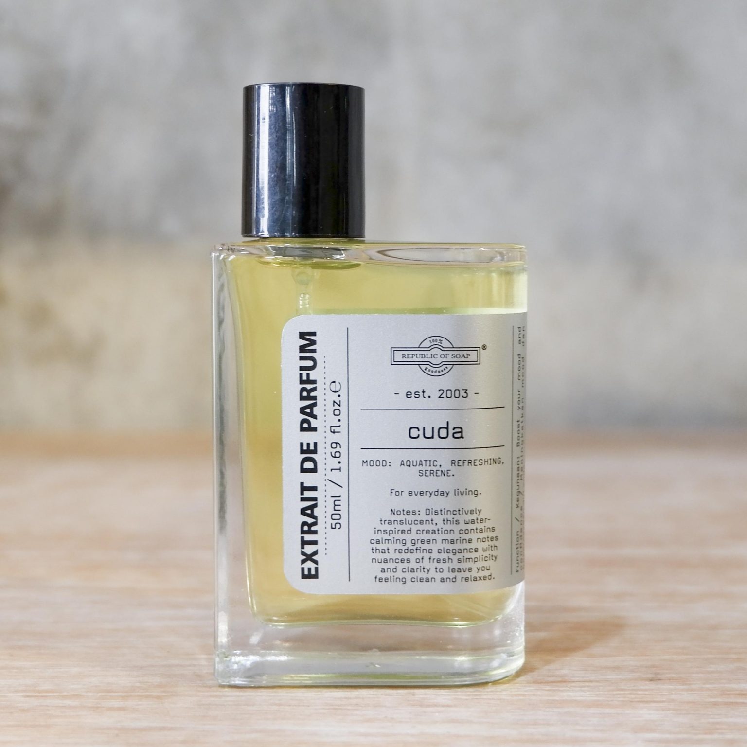 CUDA Perfume 50ml - Extrait de Parfum - Republic Of Soap