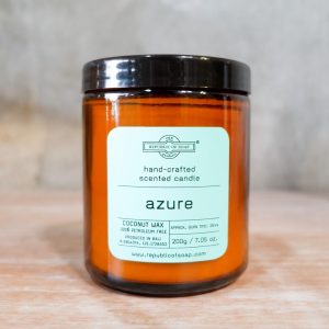 PREMIUM Scented Candle - Azure - 200gr - Republic of Soap