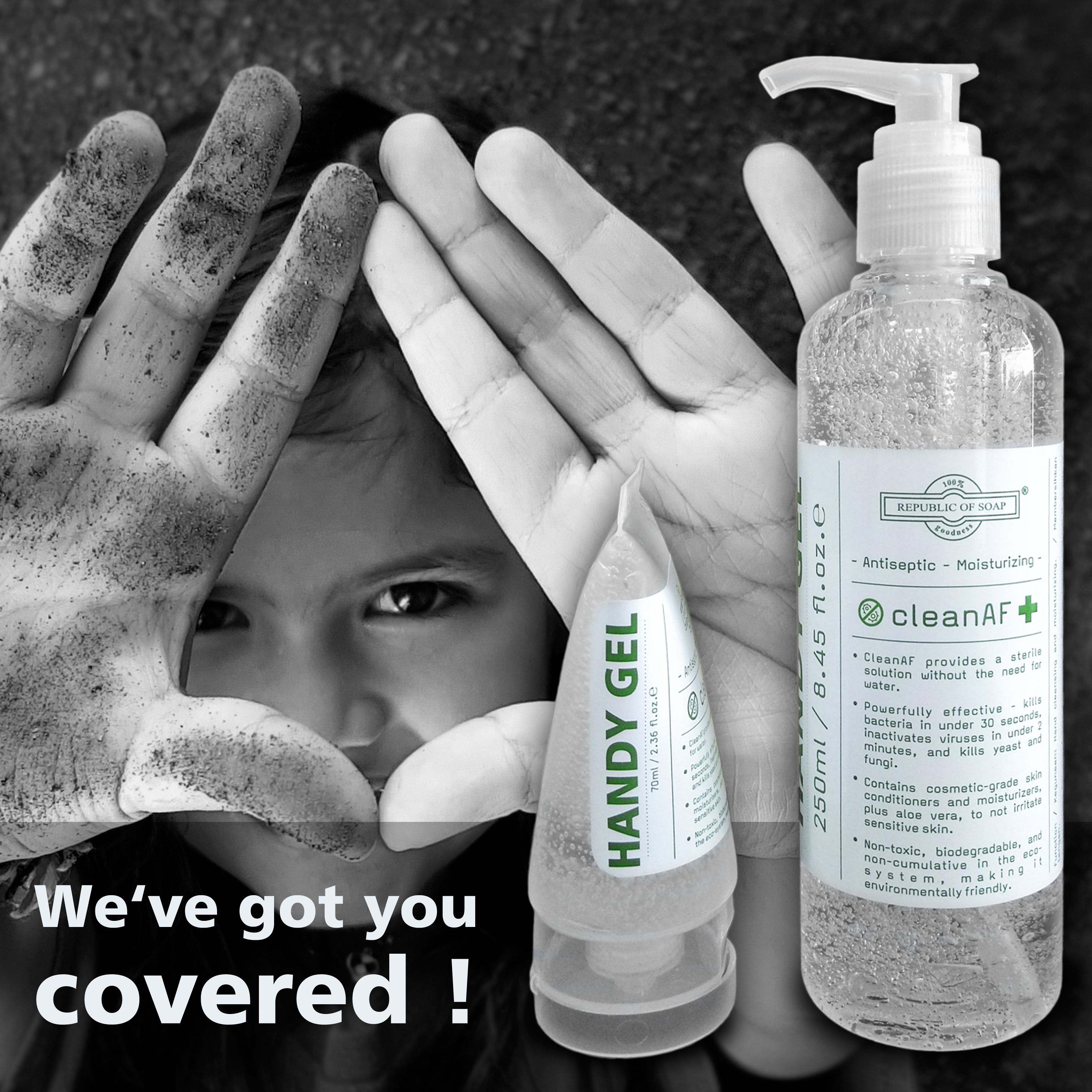 Republic of Soap - cleanAF Handy Gel Sanitizer