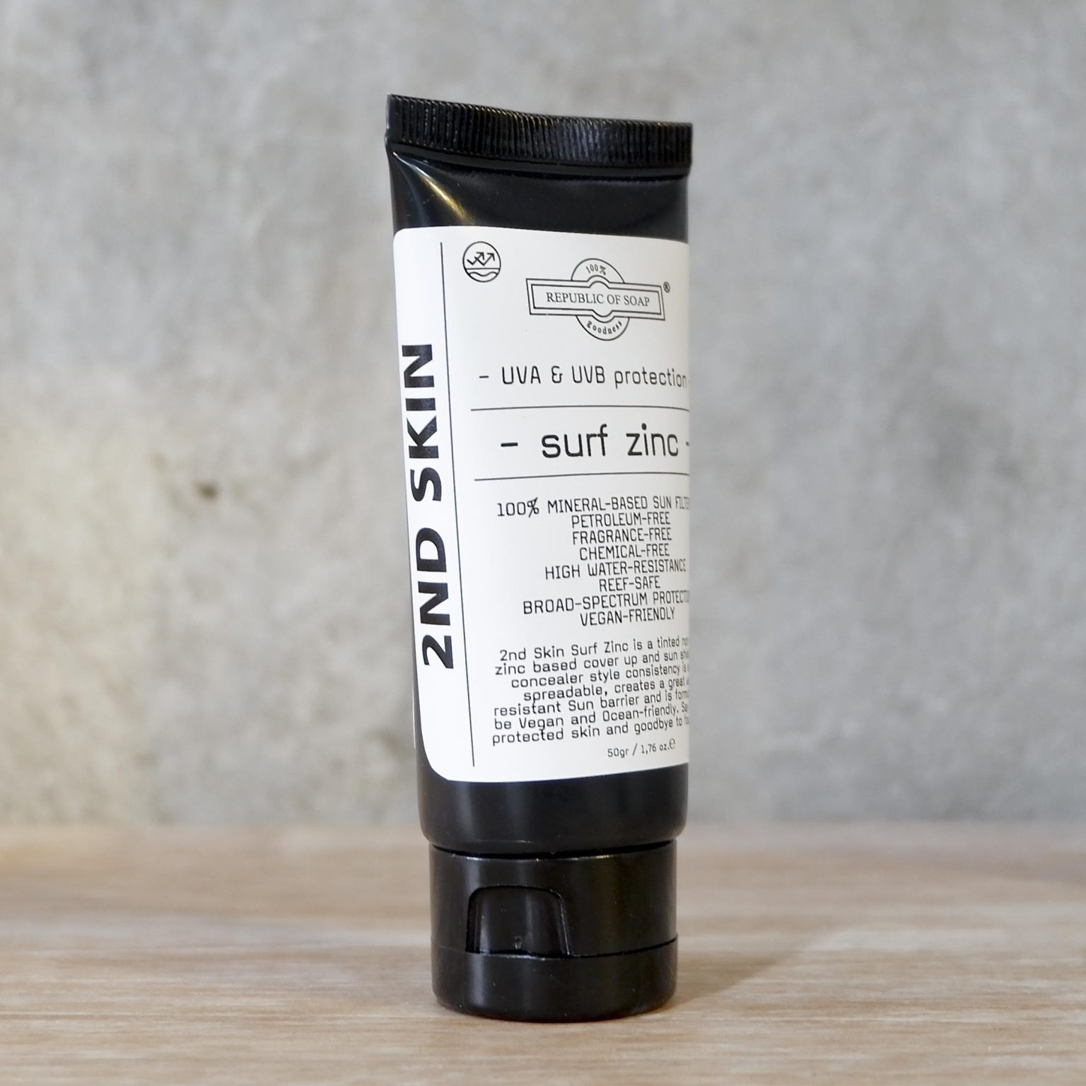 2nd Skin Non Nano Surf Face Zinc - Reef Safe - Fragrance Chemical Free