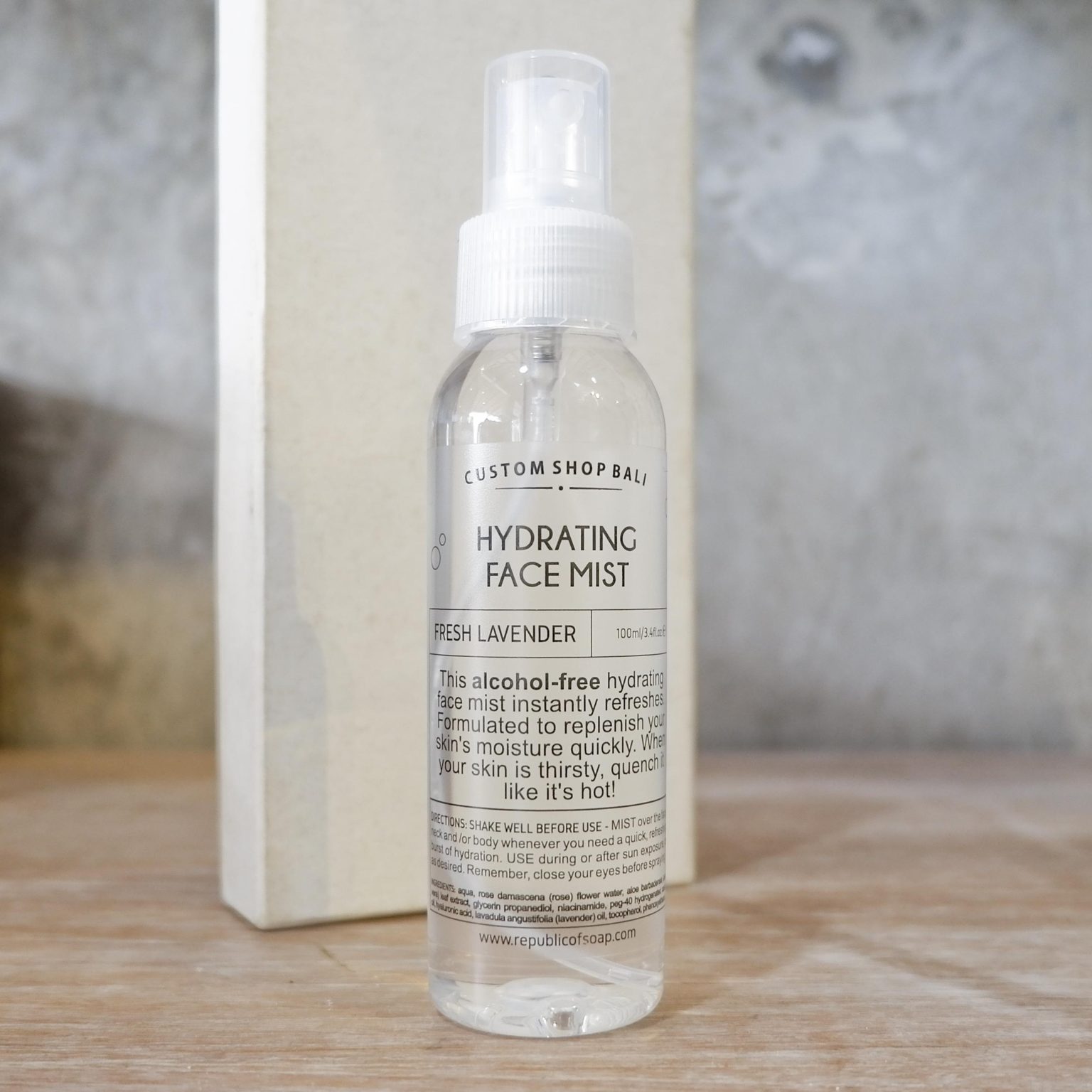 Cooling Face Mist 100 ml - Hydrating Face Spray - Fresh Lavender