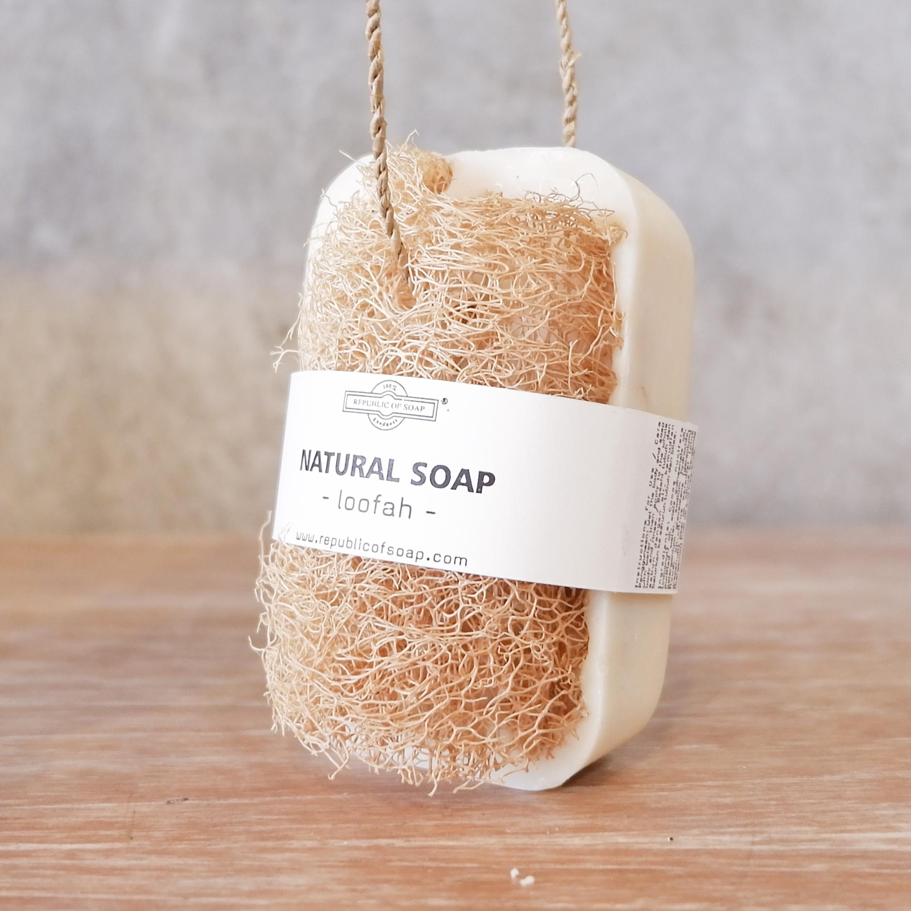 Natural Loofah Soap / Soap Scrub - Republic of Soap