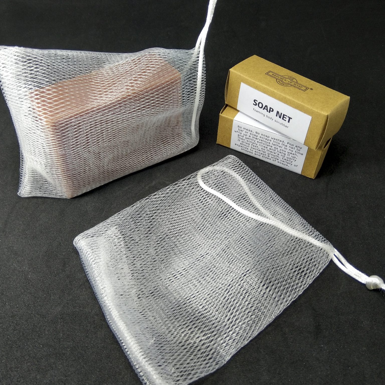 SOAP NET - foaming body scrubber - Republic of Soap