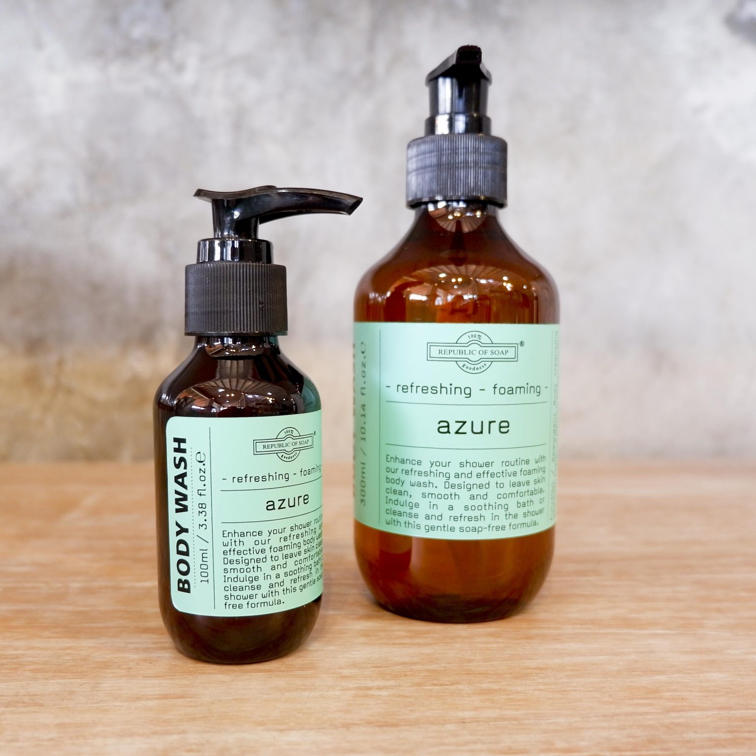 BODY / HAND WASH 100ml - AZURE - Republic of Soap