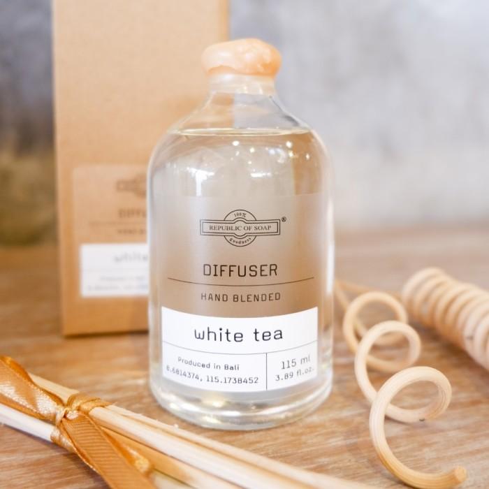Reed Diffuser Aromatherapy 115ml - White Tea w/ Reed Sticks
