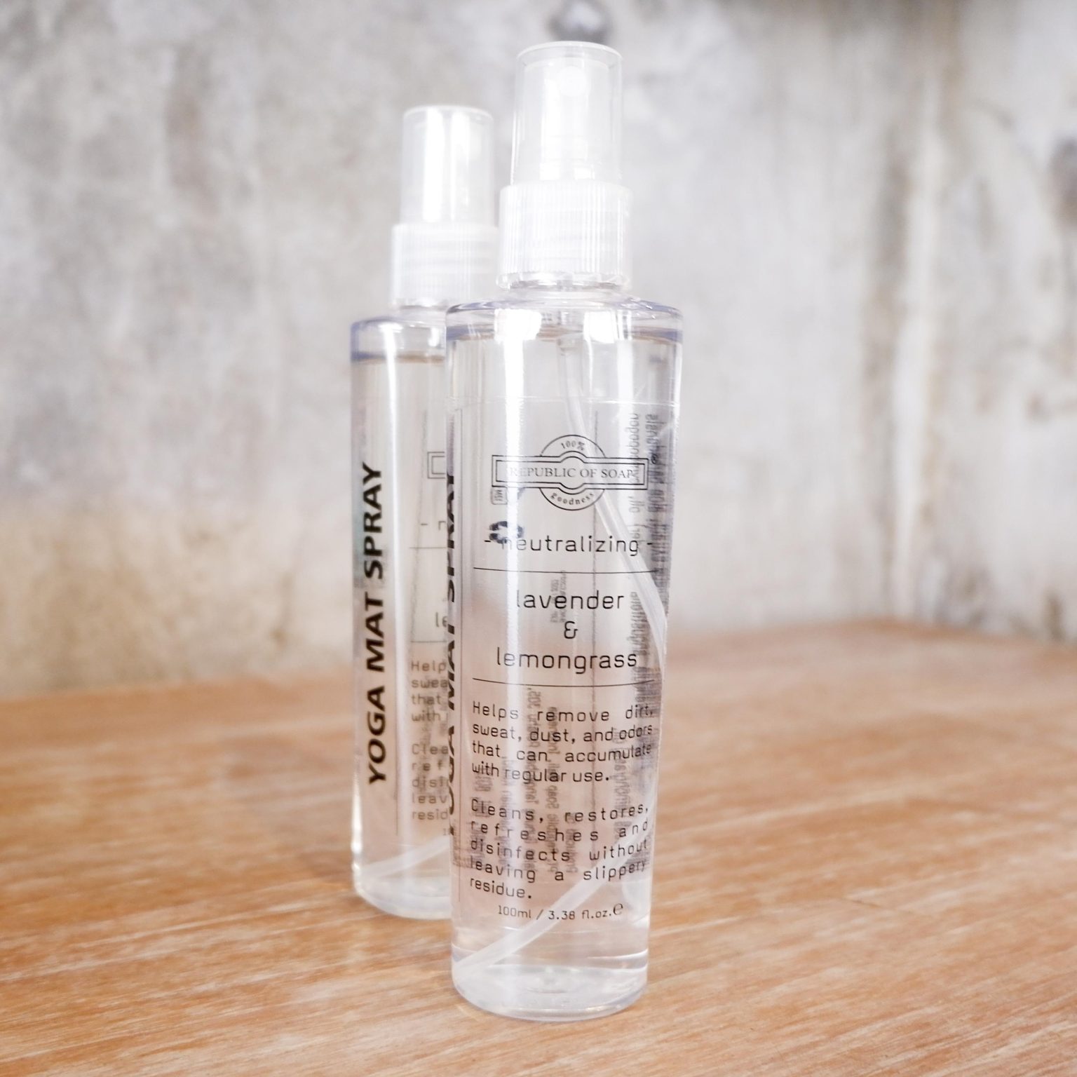 Yoga Mat Spray - Lavender & Lemongrass - Republic of Soap 100ml