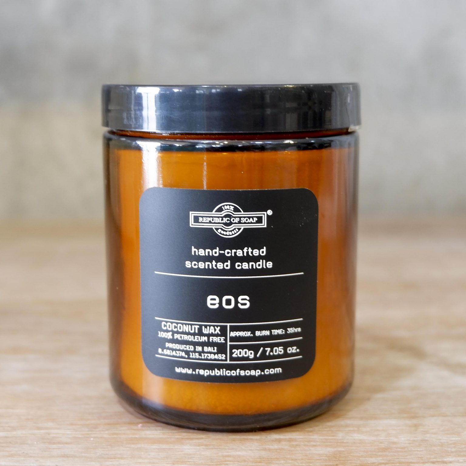 PREMIUM Scented Candle - Eos - 200gr - Republic of Soap