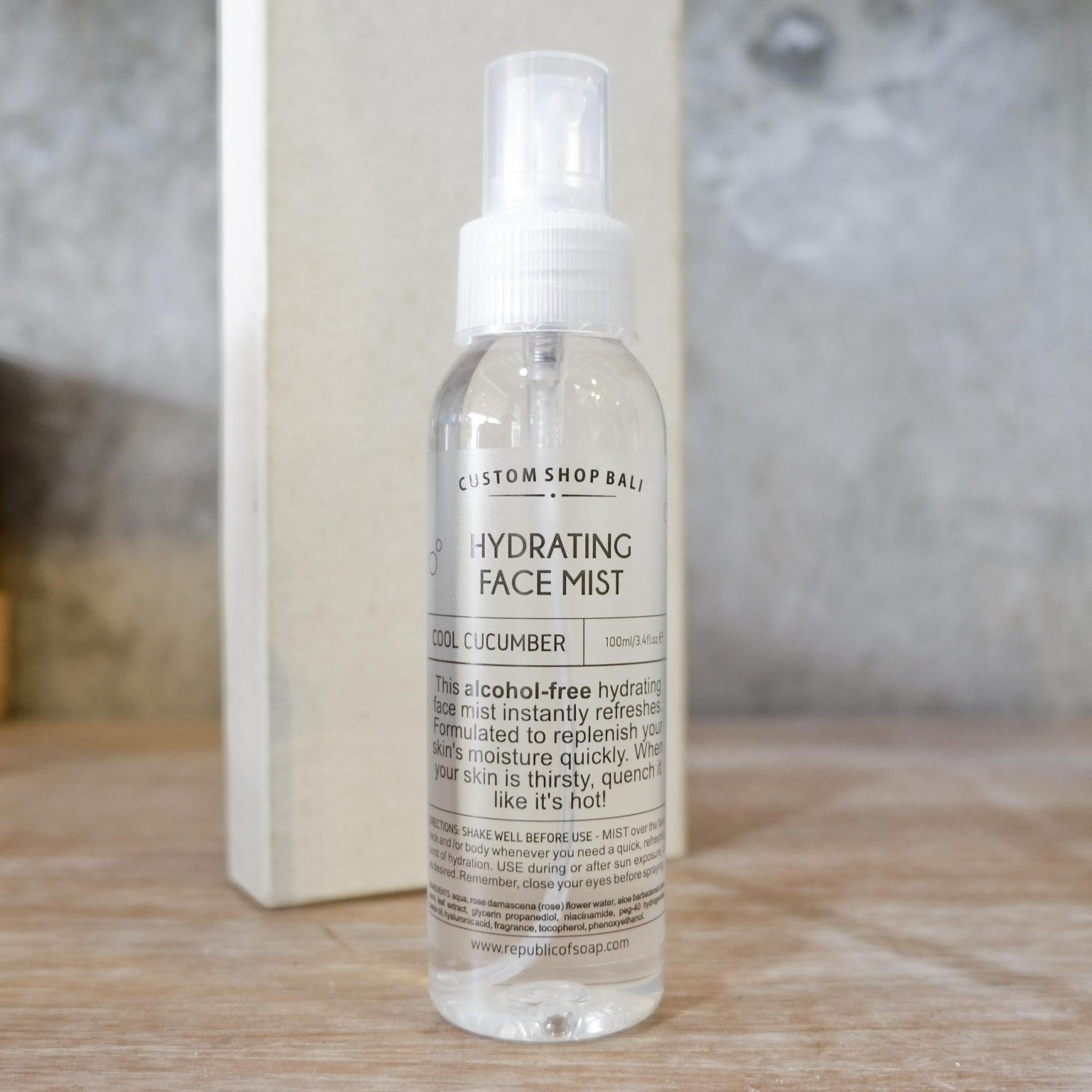 Cooling Face Mist 100 ml - Hydrating Face Spray - Cool Cucumber