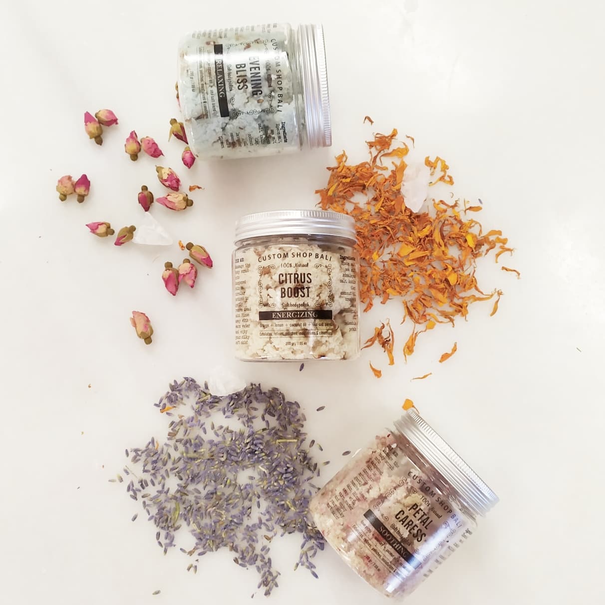 200gr Himalayan sea salt body scrub