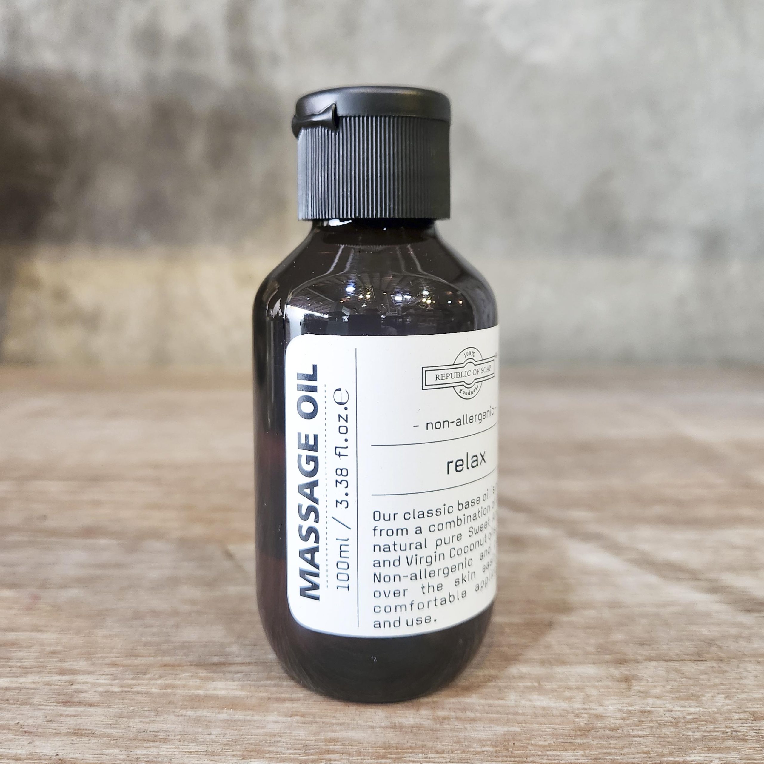 Massage Oil Non-allergenic - Relax - Almond & Coconut Oil 100ml