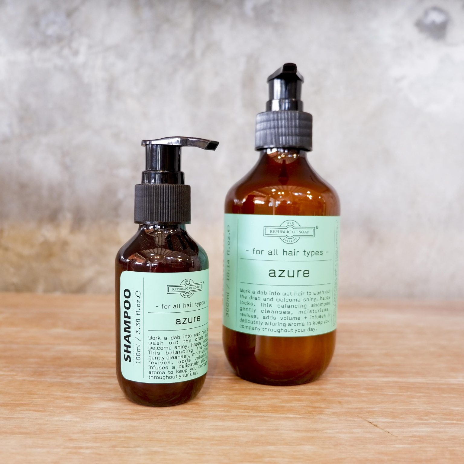 SHAMPOO 100ml - AZURE - Republic of Soap