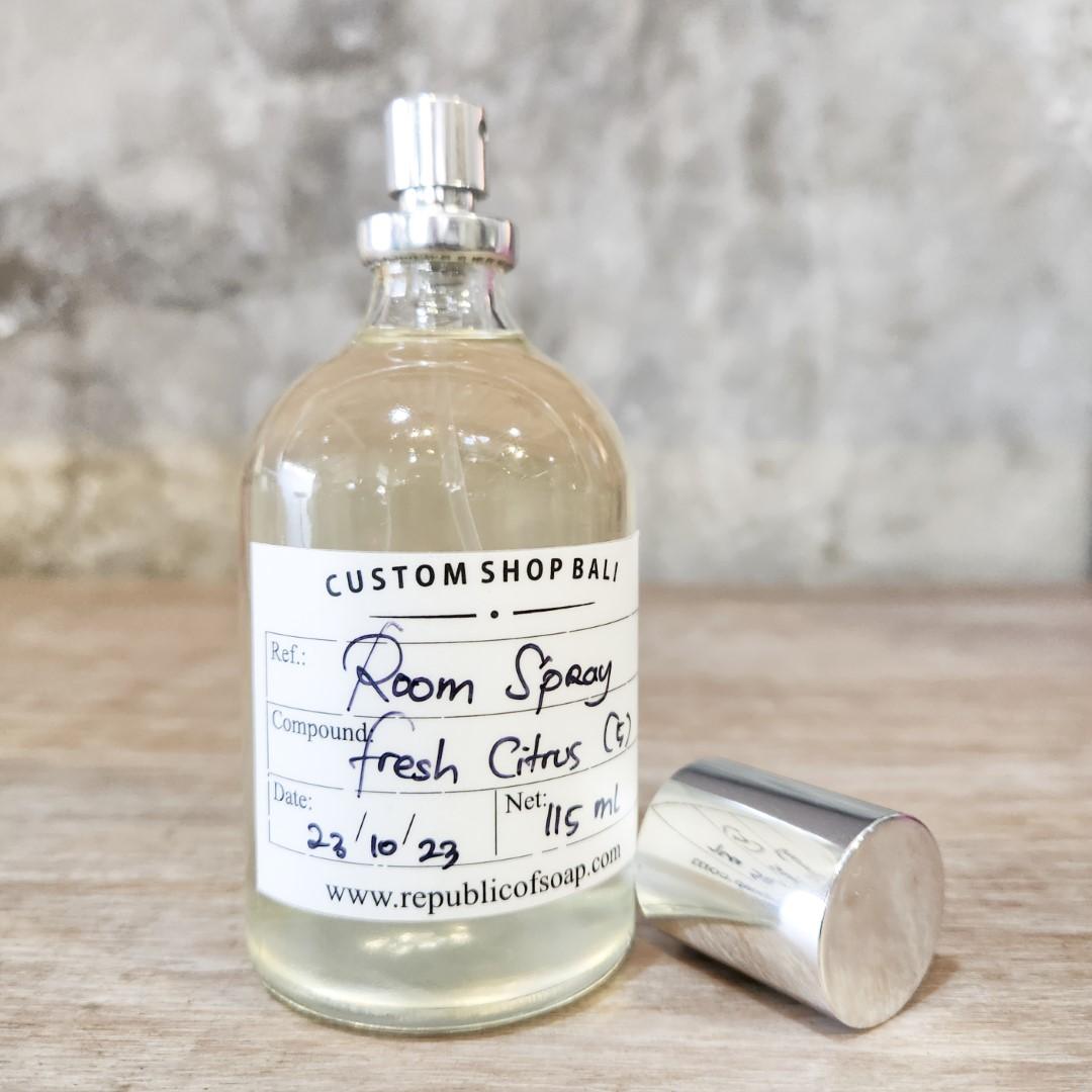 Room Fragrance Spray Fresh Citrus (5) 115ml Hand-blended Custom Scent