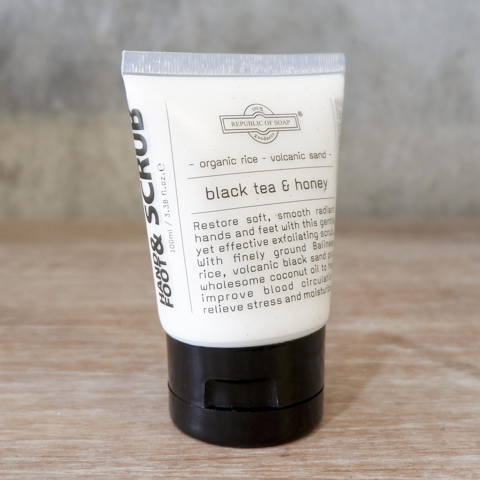 HAND & FOOT SCRUB - 100ml - Black Tea & Honey