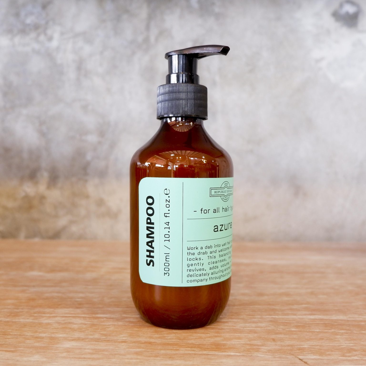 SHAMPOO 300ml - AZURE - Republic of Soap