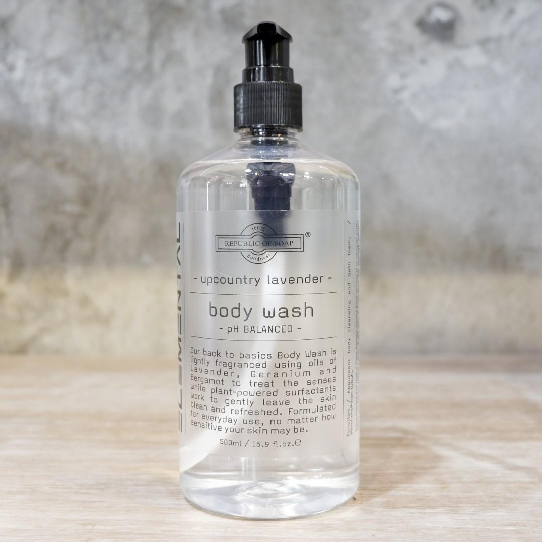 Body Wash 500ml - Upcountry Lavender - ELEMENTAL Collection