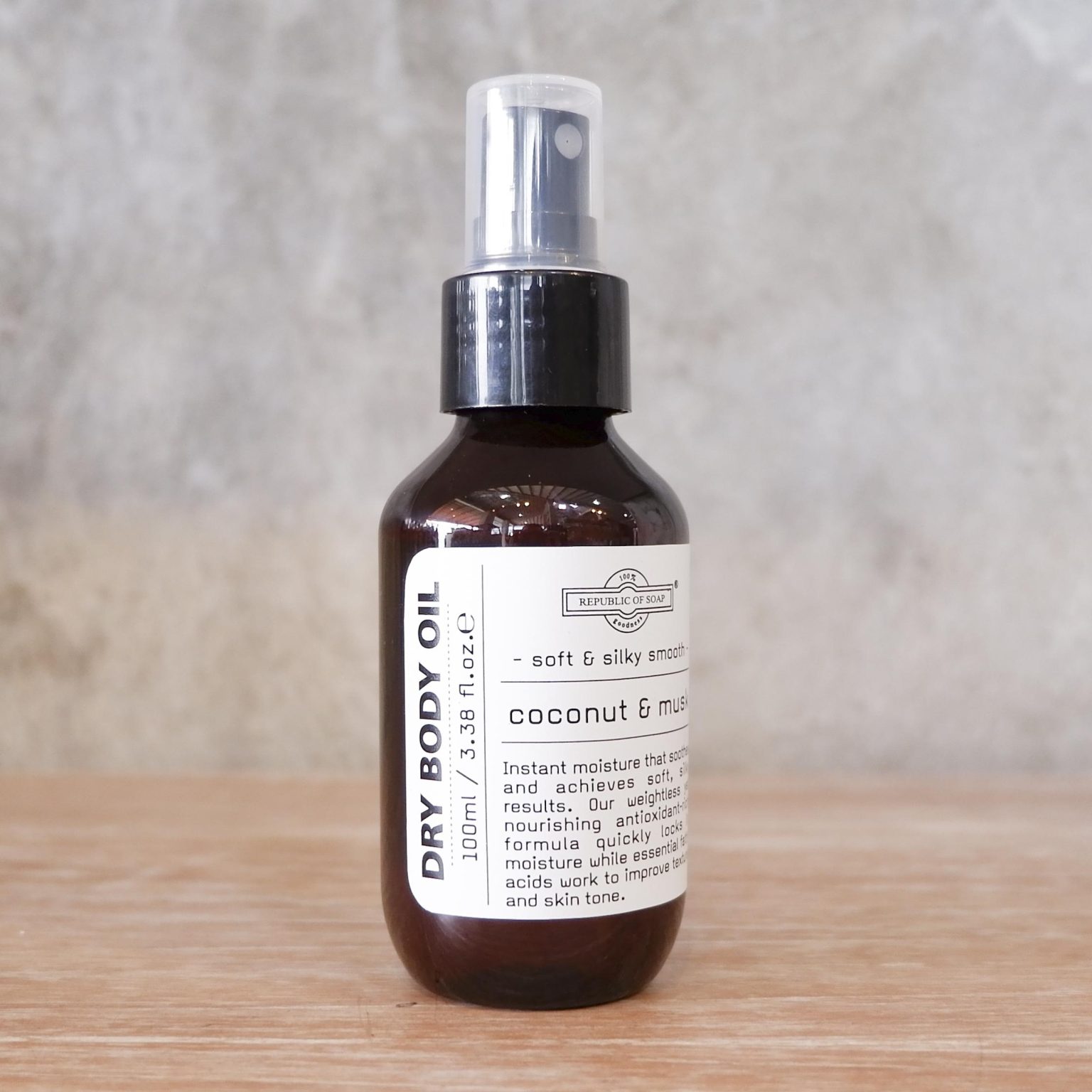 DRY BODY OIL / soft & silky smooth skins - Coconut & Musk