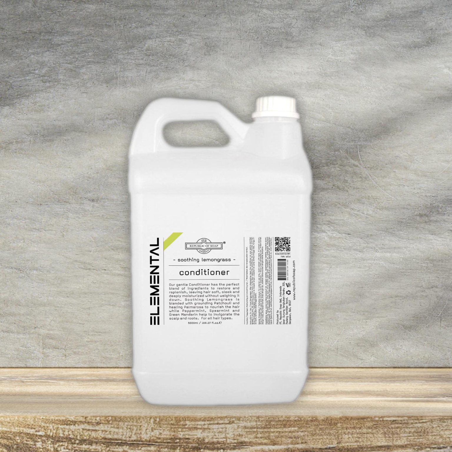 Conditioner Soothing Lemongrass Refill Jerigen 5L ELEMENTAL Collection